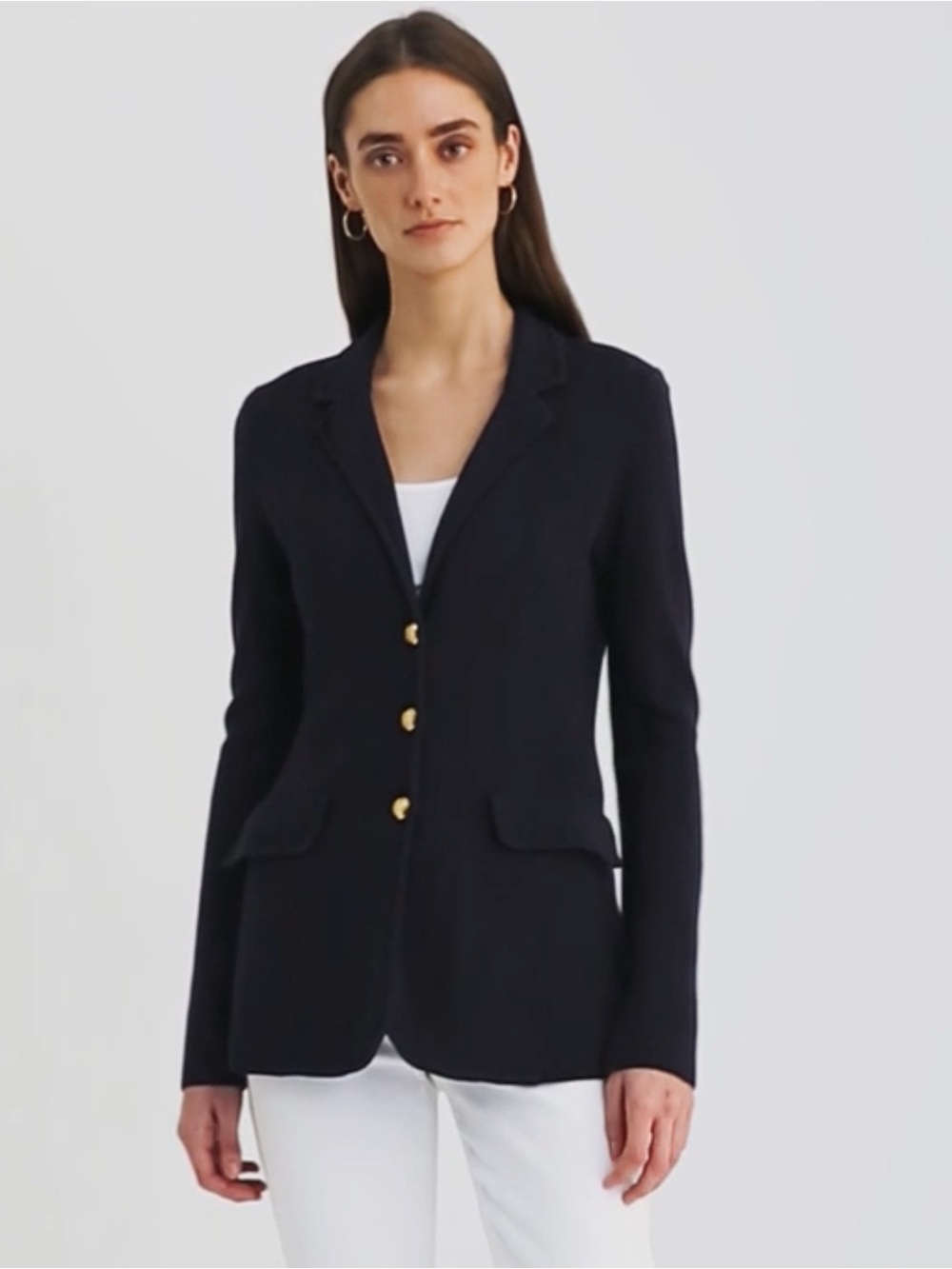 Lauren Ralph Lauren Navy Blazer with Gold Buttons size Large